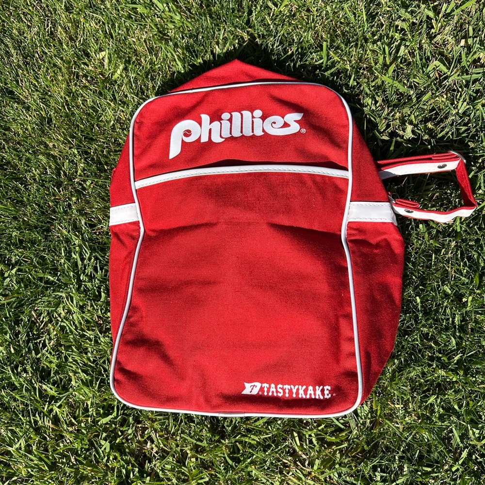 Vintage SUPER RARE PHILADELPHIA PHILLIES Backpack Tote